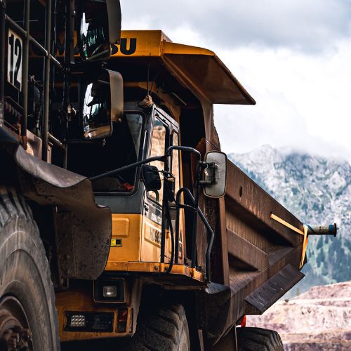 komatsu haul truck open pit mine